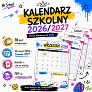 Kalendarz - rok szkolny 2026/2027