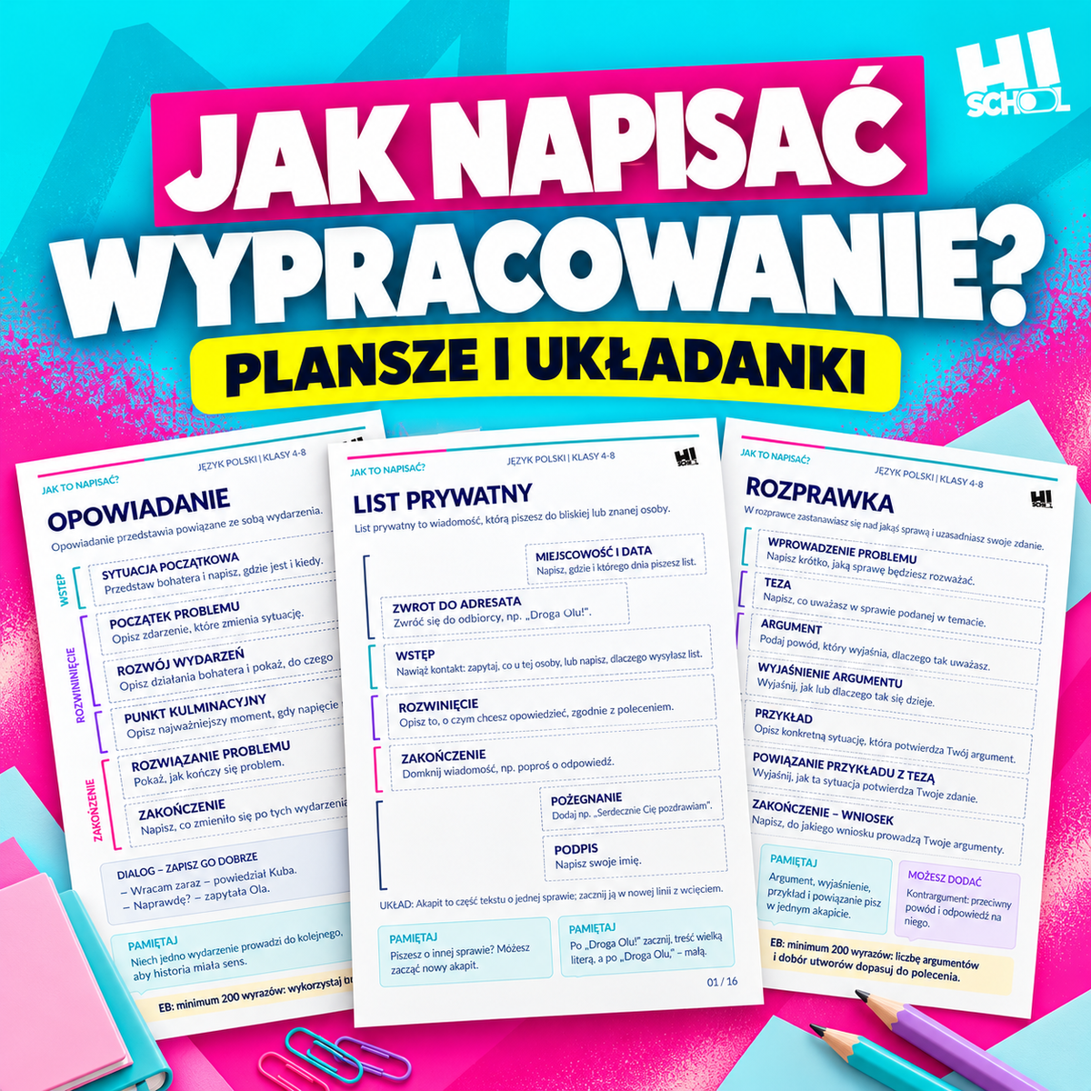 Jak napisać wypracowanie?